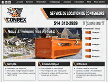 Tablet Screenshot of conrex.com